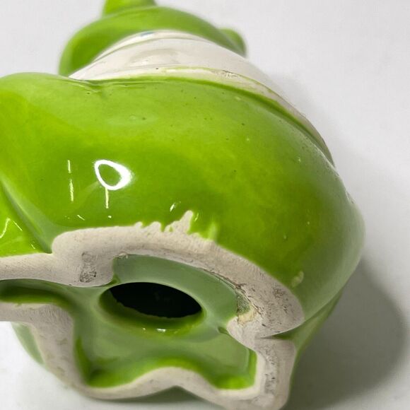 Otagiri Salt & Pepper Green Boy and Girl Frog Shakers Hand Painted Novelty Decor - Picture 12 of 12
